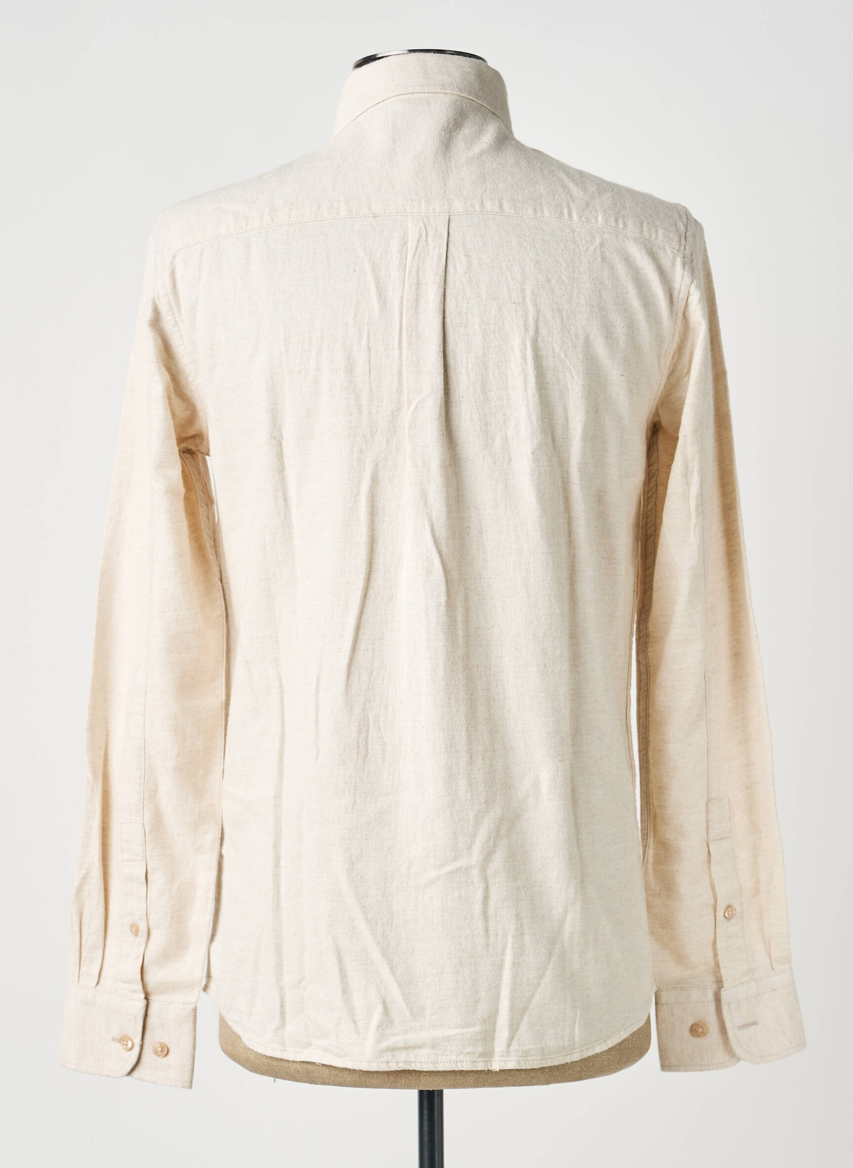 Cămașă cu mâneci lungi buzunare bej KNOWLEDGE COTTON APPAREL bărbat