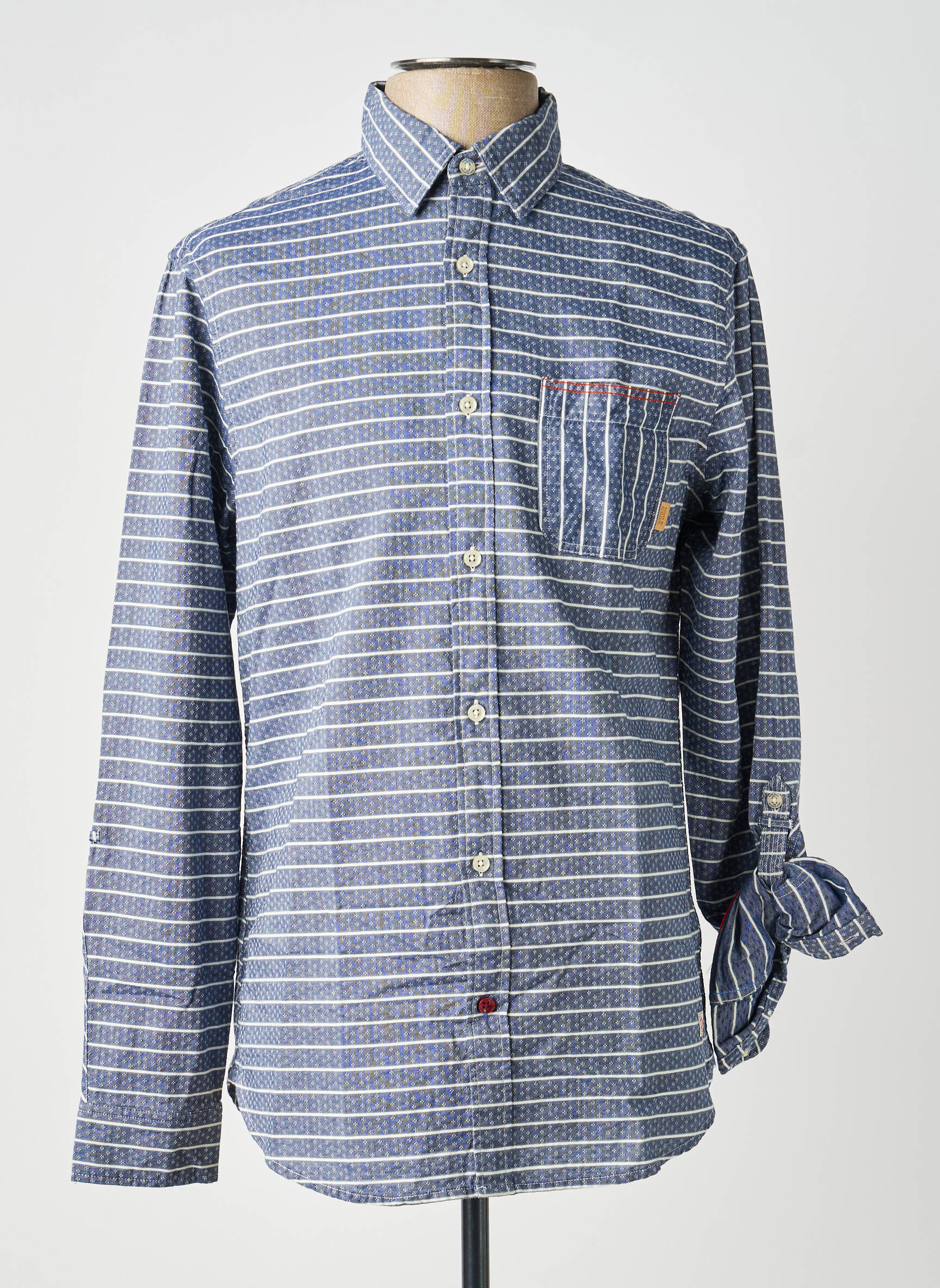 Cămașă cu mâneci lungi buzunare albastru SCOTCH & SODA bărbat
