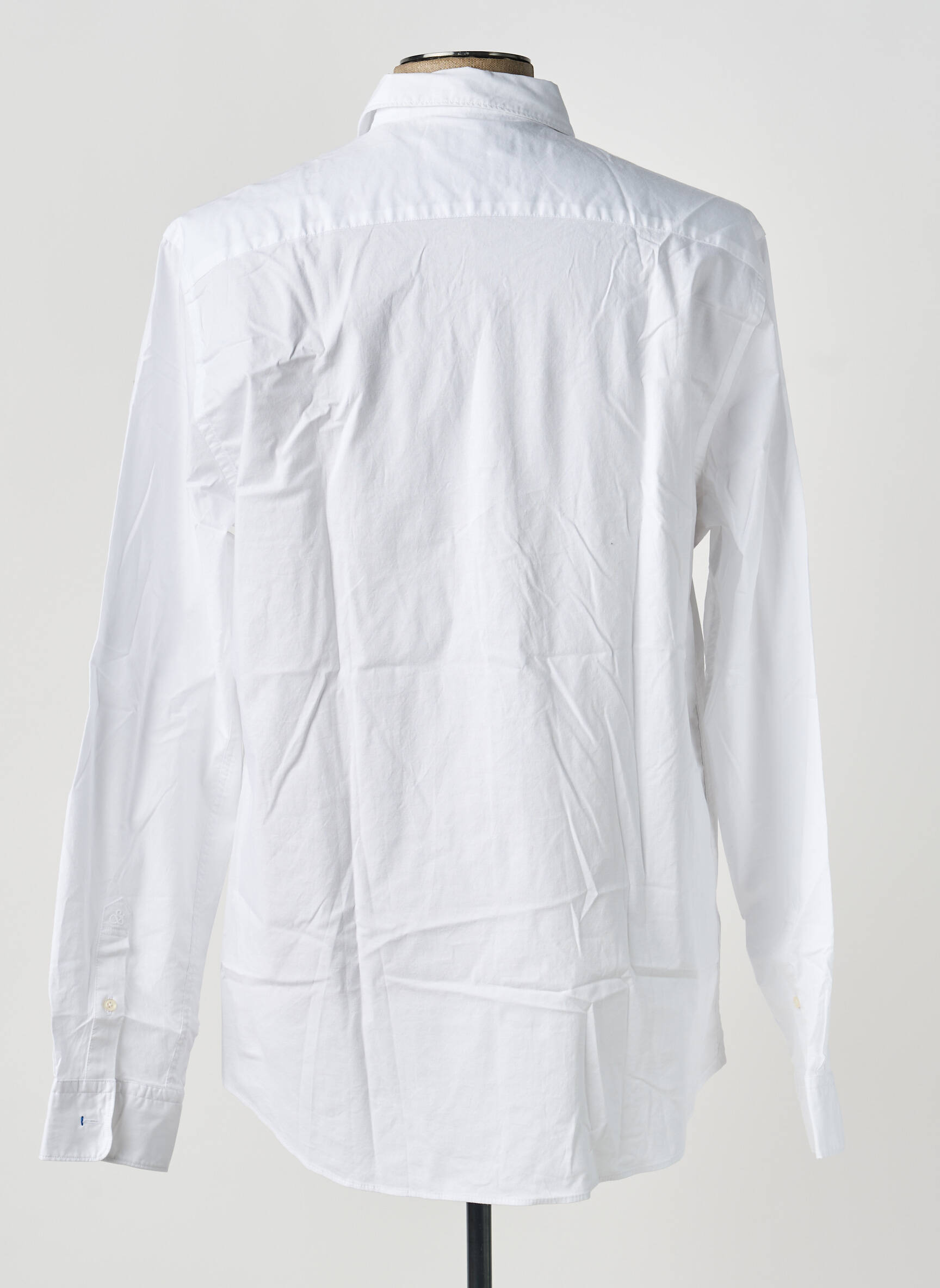 Cămașă cu mâneci lungi croială cambrată alb SCOTCH & SODA bărbat