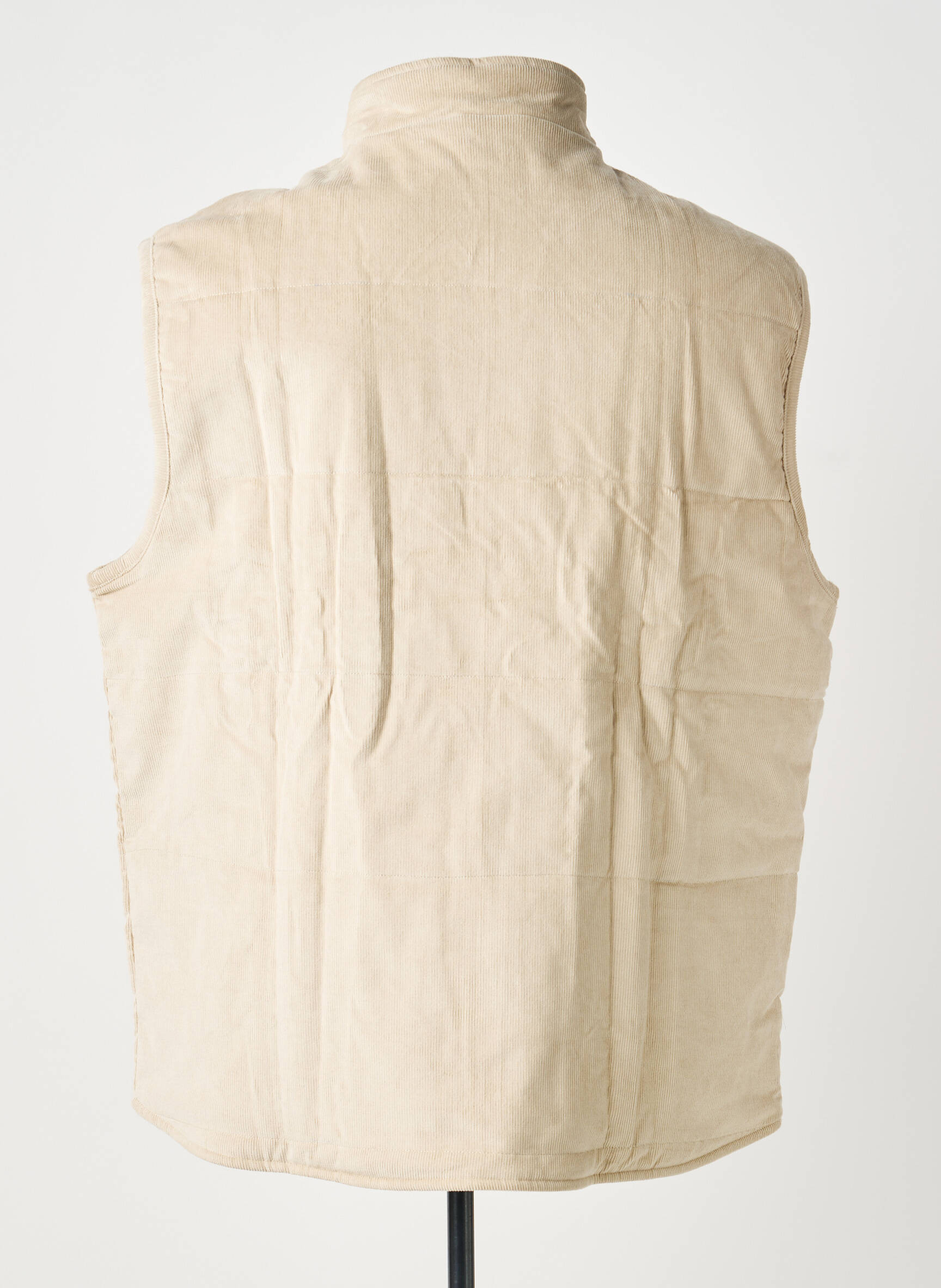 Vestă fără mâneci buzunare bej KNOWLEDGE COTTON APPAREL bărbat