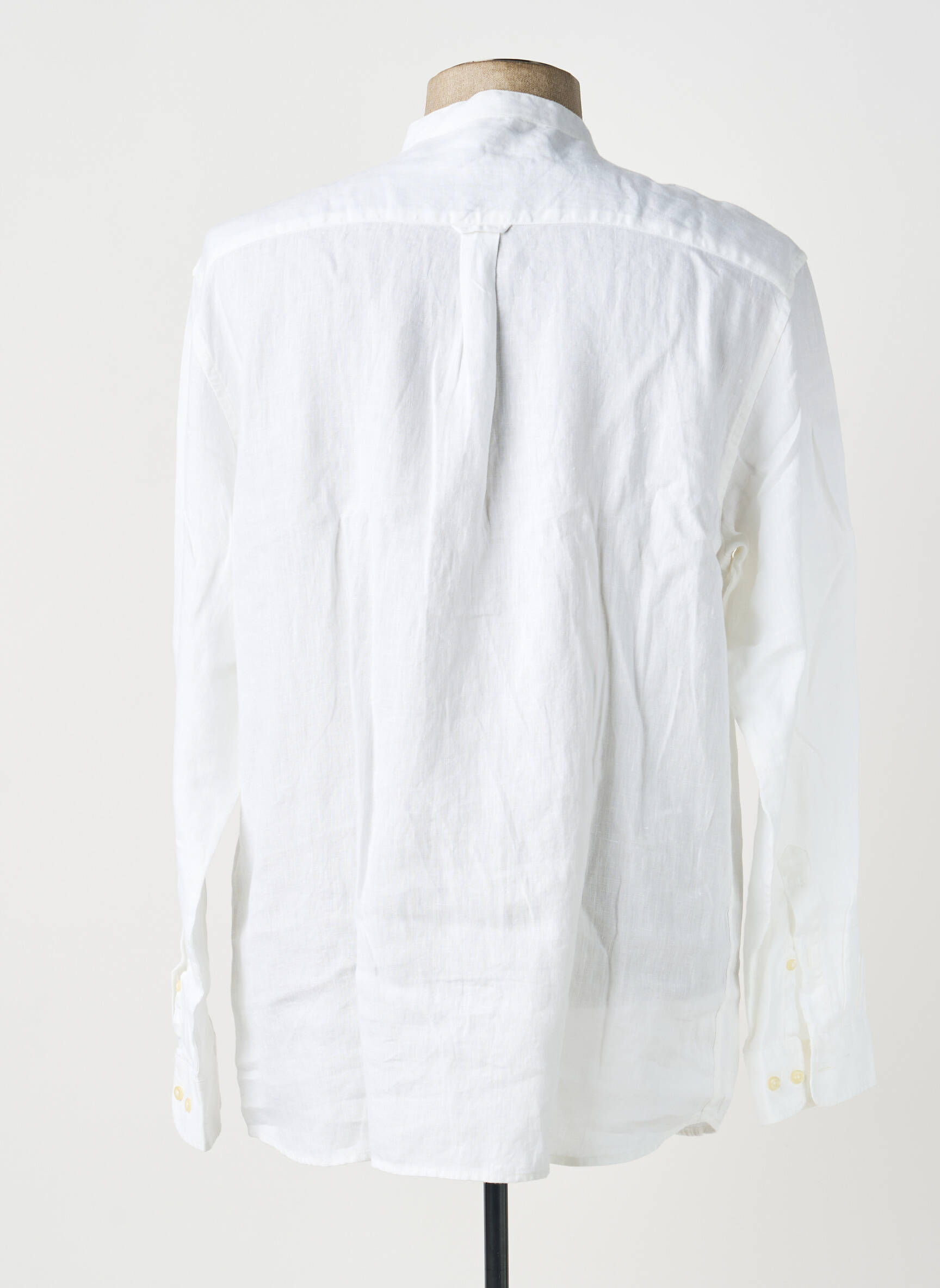Cămașă cu mâneci lungi croială dreaptă alb KNOWLEDGE COTTON APPAREL bărbat
