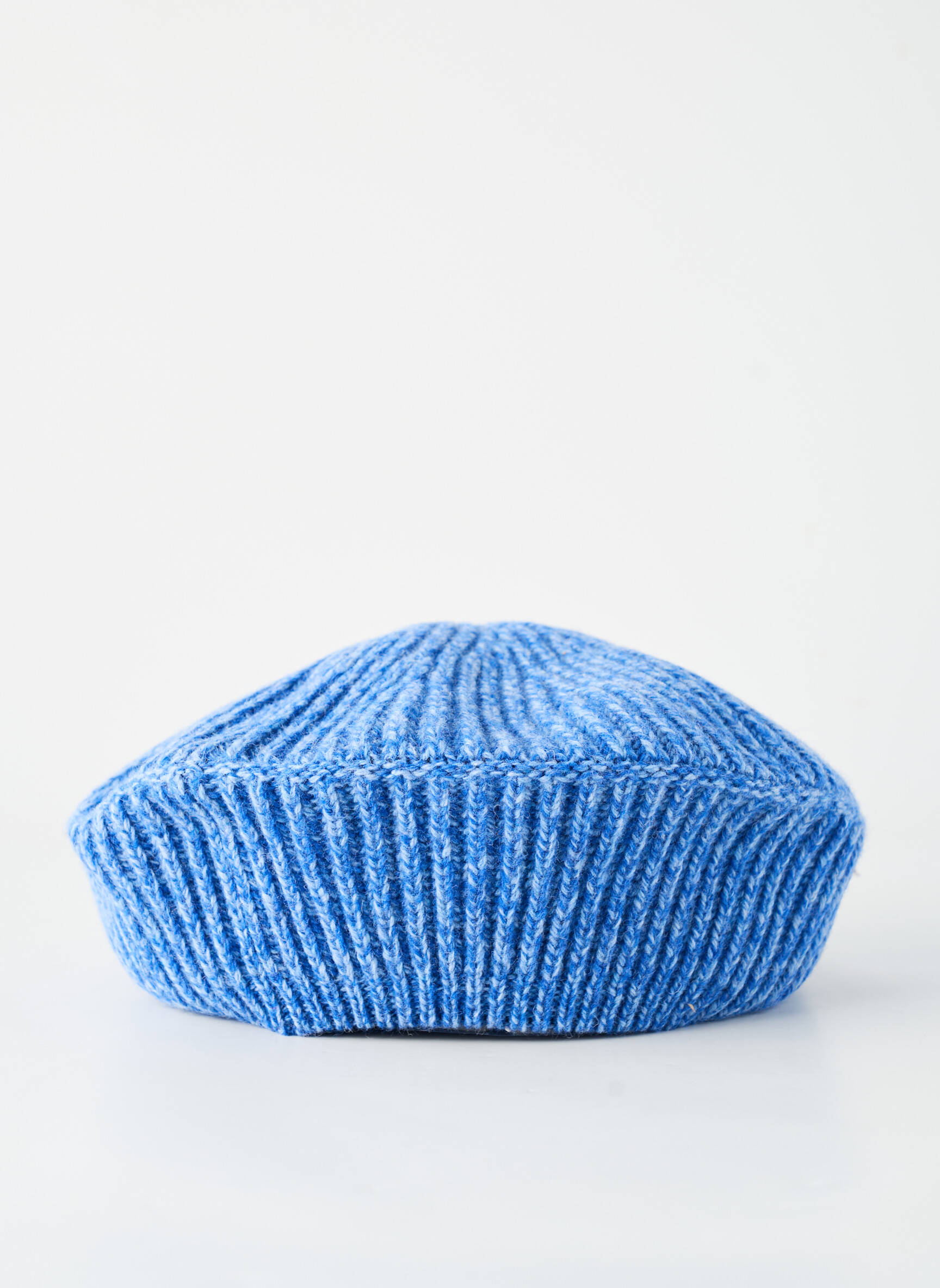 Pălărie formă beret albastru GANNI femeie