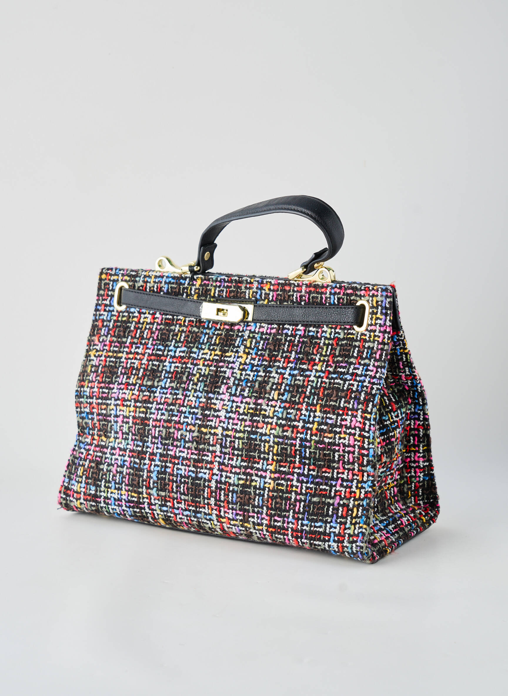 Geantă multibuzunare formă dreptunghiulară negru VIMODA femeie