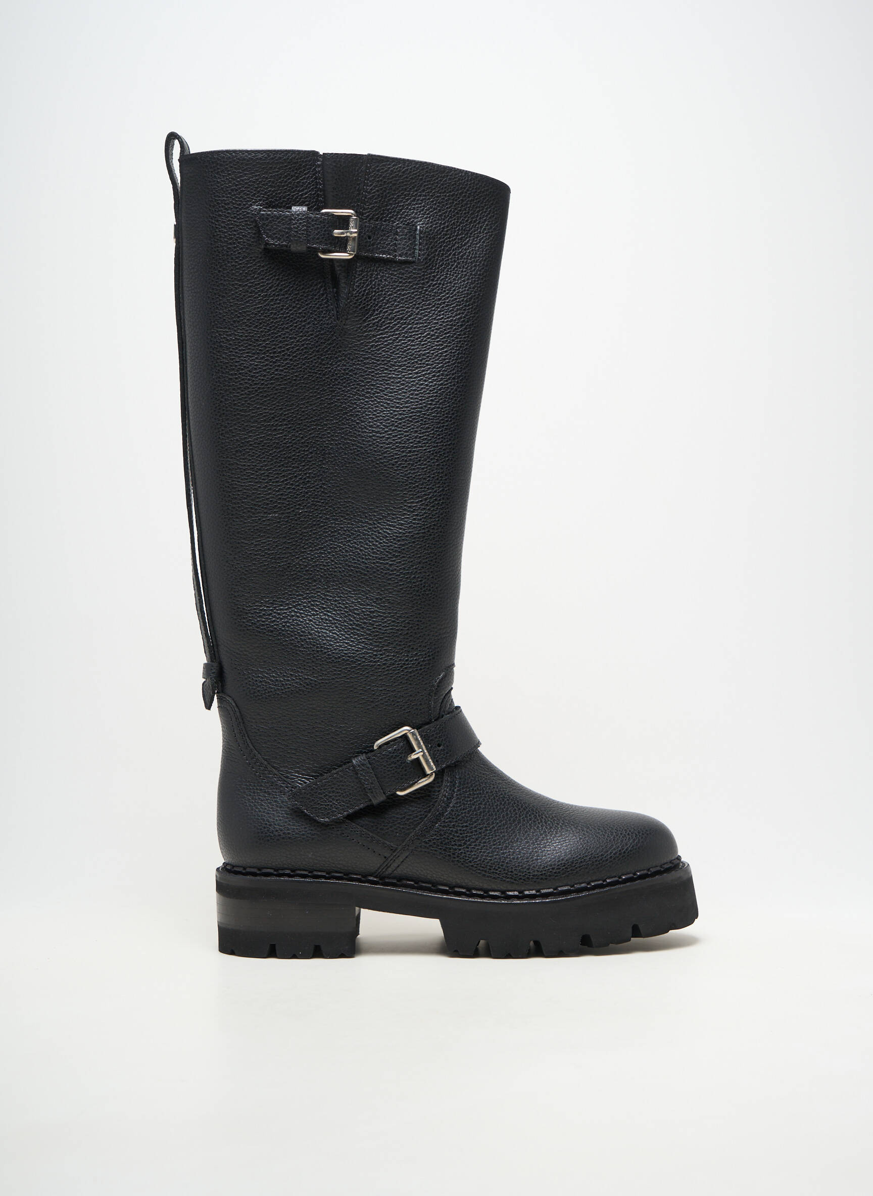 Cizme material neted toc de 4 la 6 cm negru FREE LANCE femeie