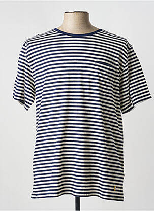Tricou croială dreaptă mâneci scurte albastru ARMOR LUX bărbat
