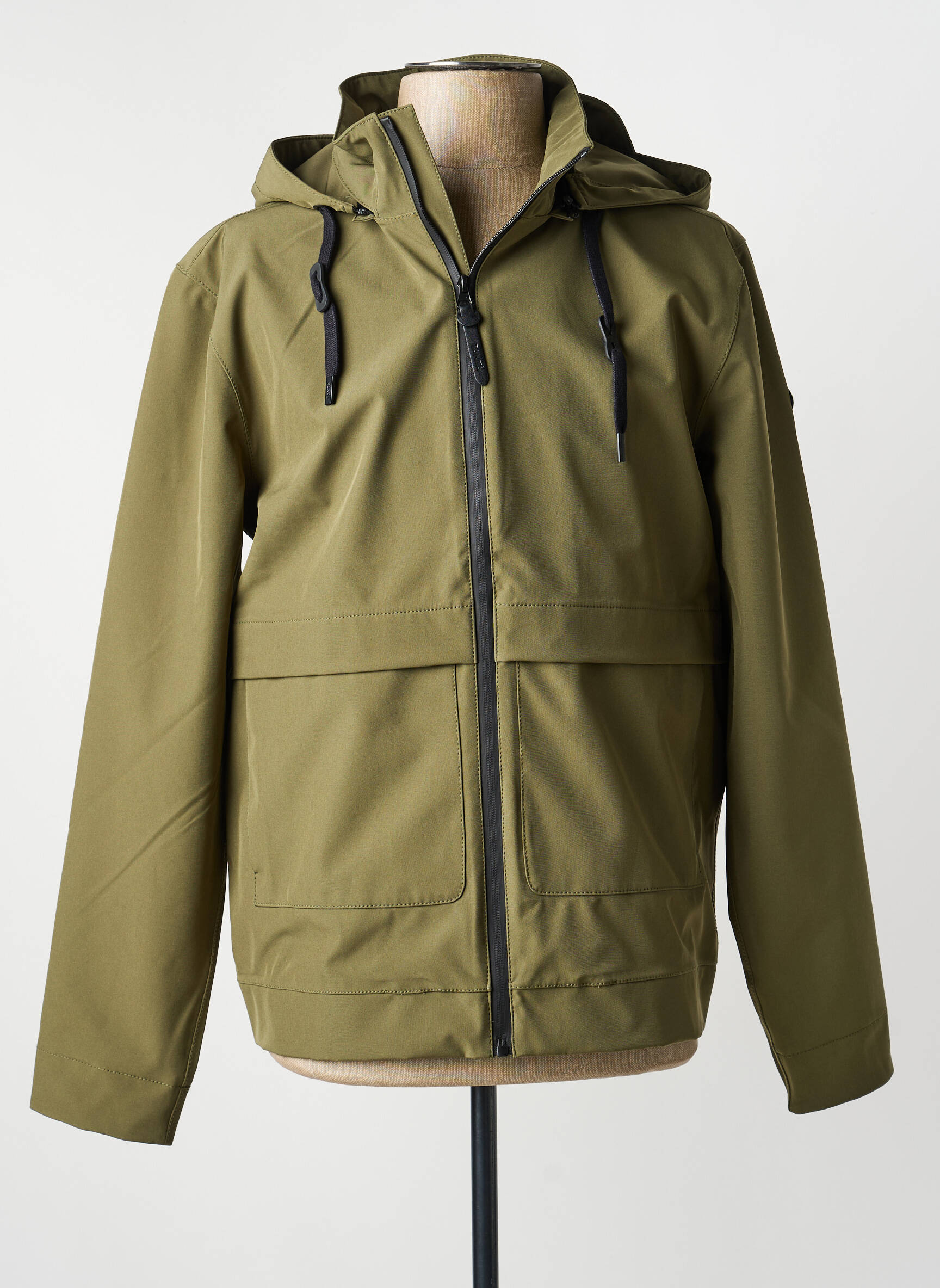 Parka mâneci lungi cu glugă verde TANTÄ bărbat
