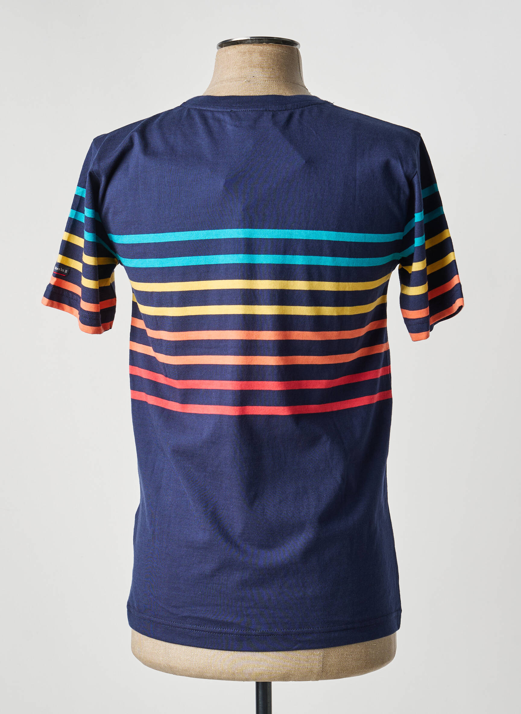 Tricou croială cambrată mâneci scurte albastru ARMOR LUX bărbat