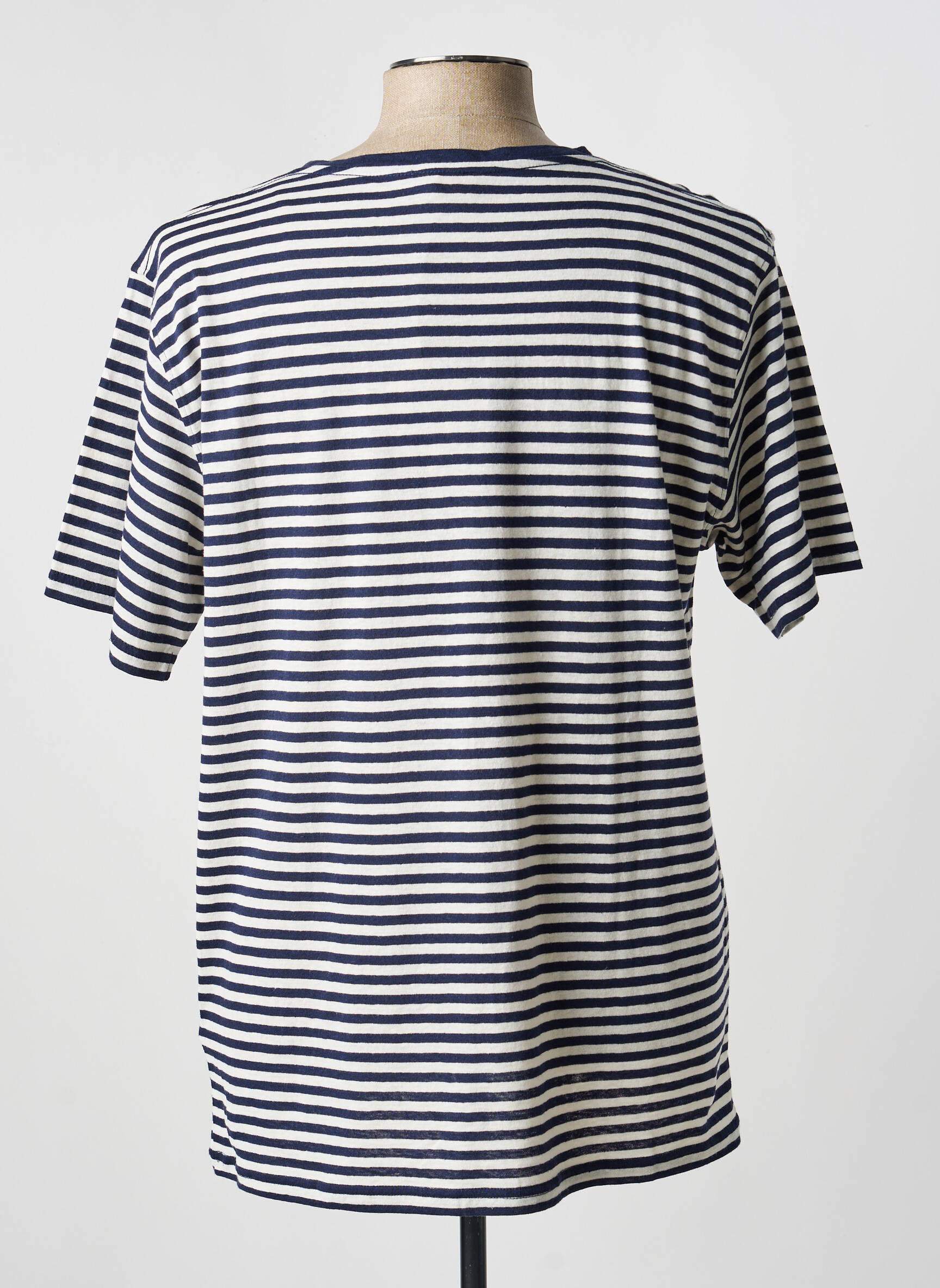 Tricou croială dreaptă mâneci scurte albastru ARMOR LUX bărbat