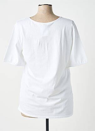 Top/caraco țesătură jersey alb ARMOR LUX femeie