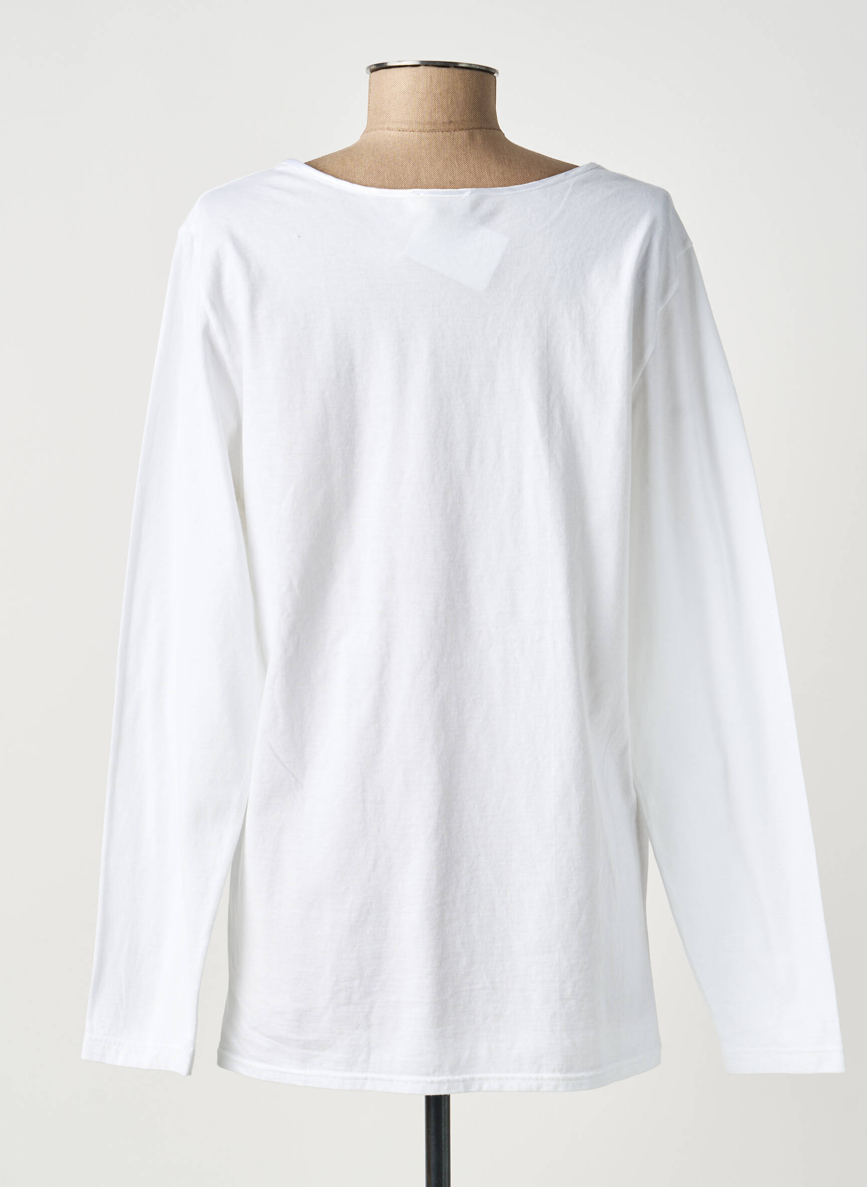 Top/caraco țesătură jersey alb ARMOR LUX femeie