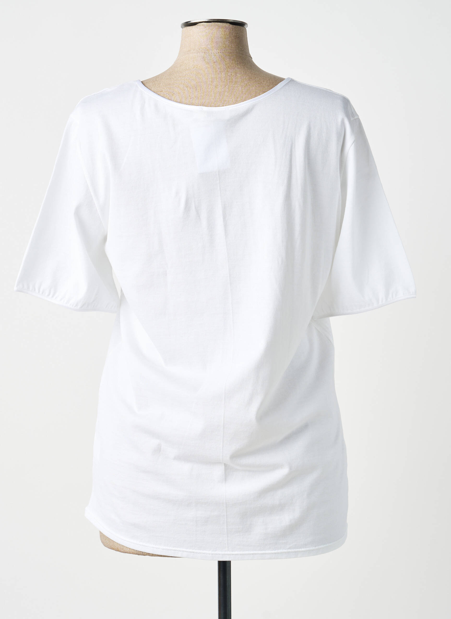 Top/caraco țesătură jersey alb ARMOR LUX femeie