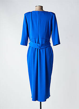 Rochie midi mâneci 3/4 mâneci 3/4 albastru BARILOCHE femeie