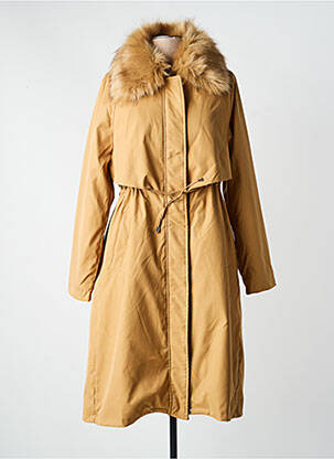 Trench țesătură poplin fără glugă bej MOLLY BRACKEN femeie