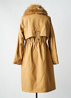 Trench țesătură poplin fără glugă bej MOLLY BRACKEN femeie