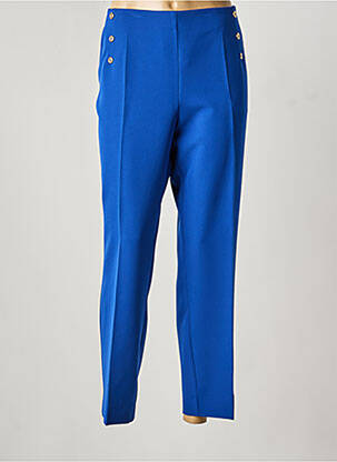 Pantalon drept elasticitate mărime normală albastru ESTEL COLLECTION femeie
