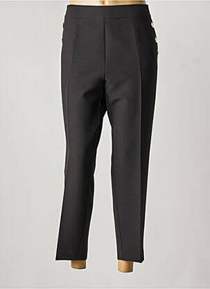 Pantalon 7/8 elasticitate mărime normală negru ANDAM femeie