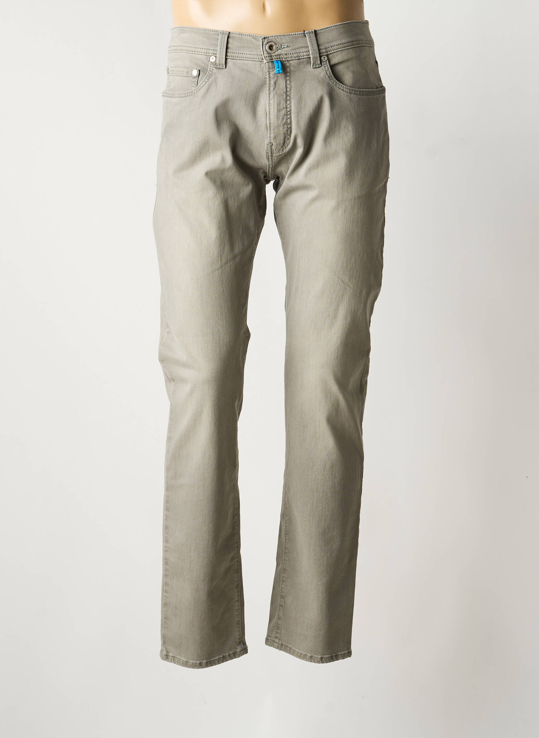 Pantalon drept elasticitate mărime normală gri PIERRE CARDIN bărbat