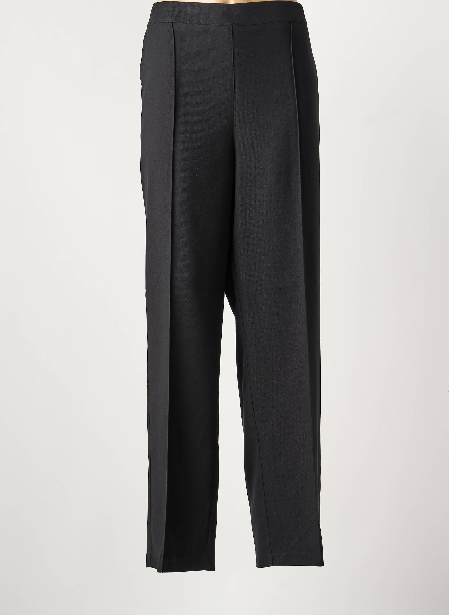 Pantalon drept elasticitate mărime normală negru JULIE GUERLANDE femeie