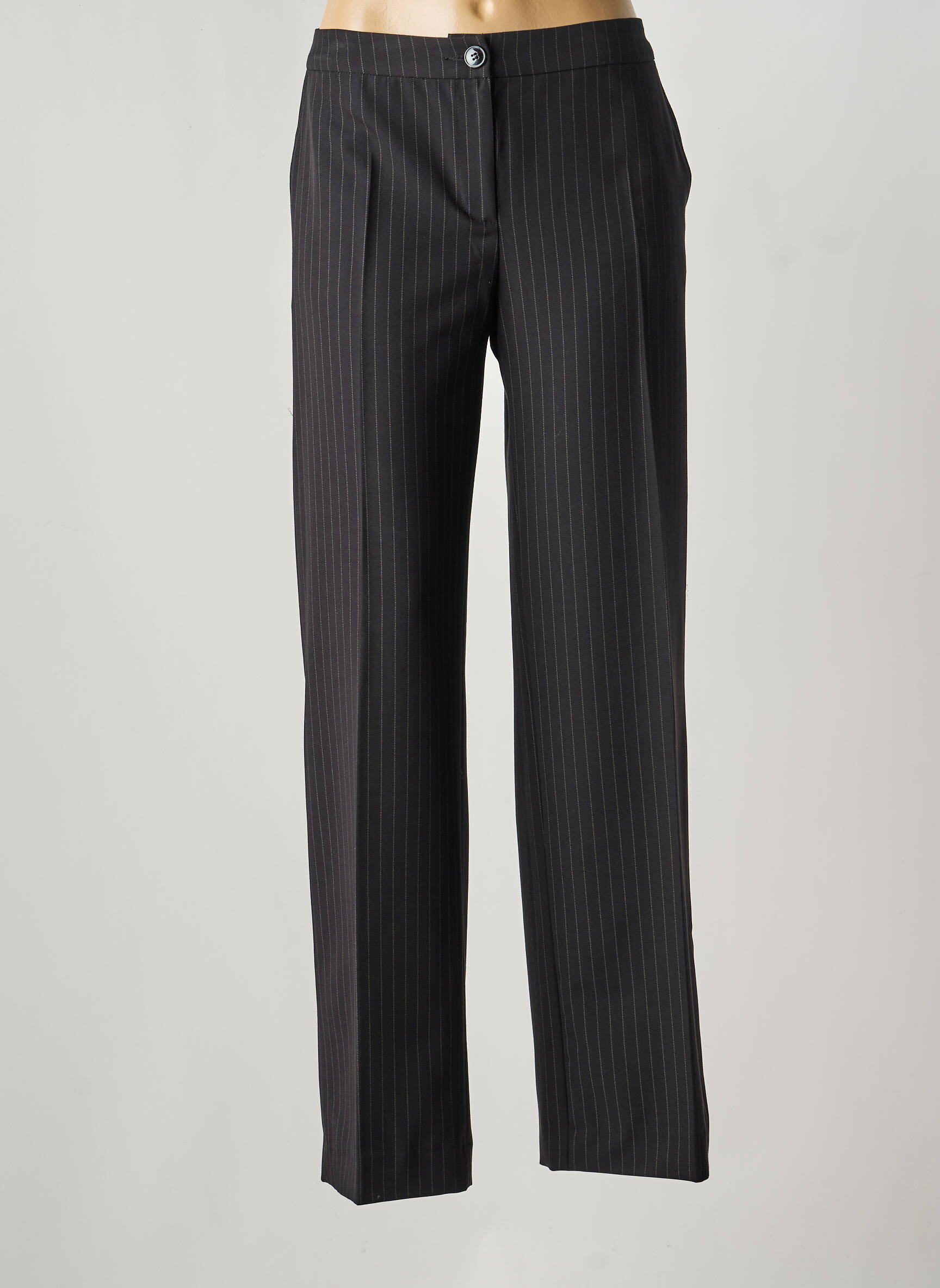 Pantalon drept elasticitate mărime normală negru SIGNE NATURE femeie
