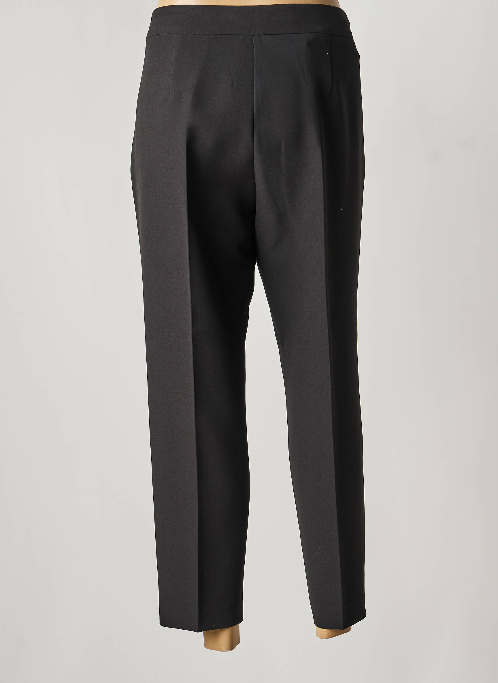 Pantalon 7/8 elasticitate mărime normală negru ANDAM femeie