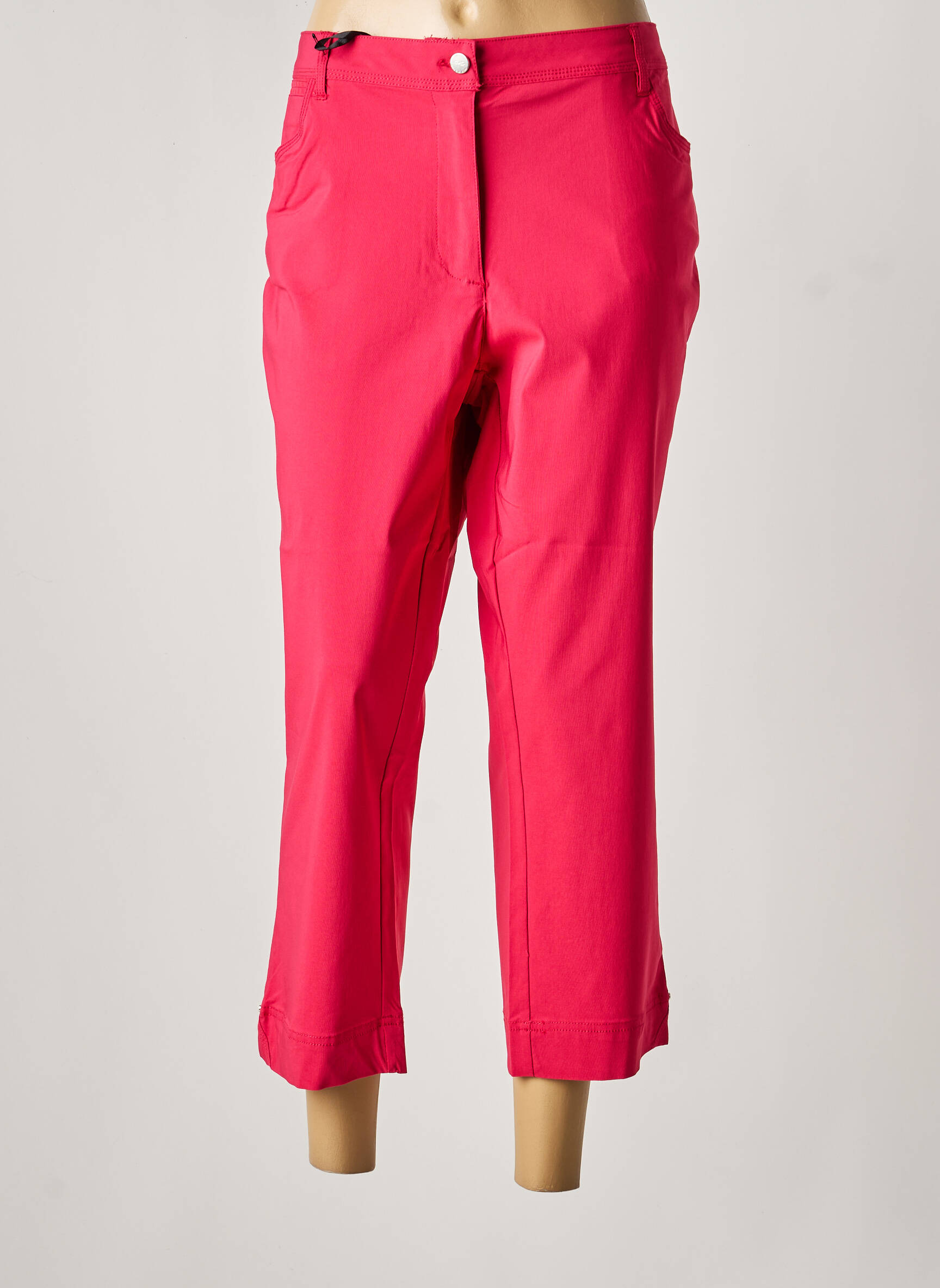 Pantalon 7/8 elasticitate mărime normală roz JULIE GUERLANDE femeie