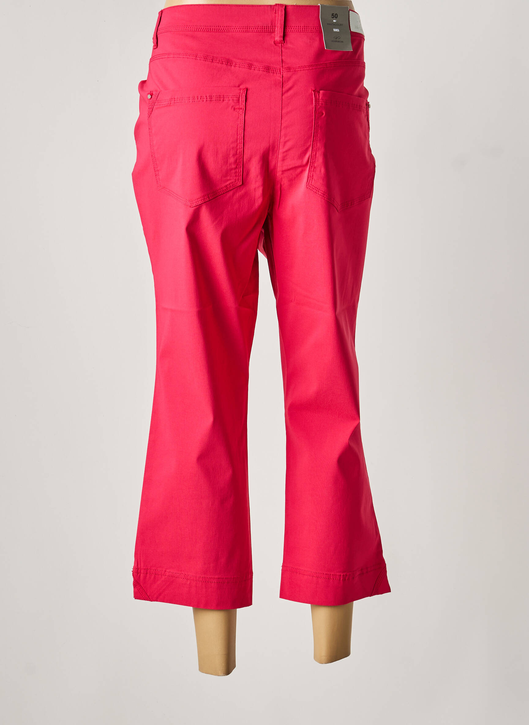 Pantalon 7/8 elasticitate mărime normală roz JULIE GUERLANDE femeie