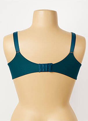 Sutien efect material satinat sutien cupe întregi cu decolteu înalt verde CHANTELLE femeie