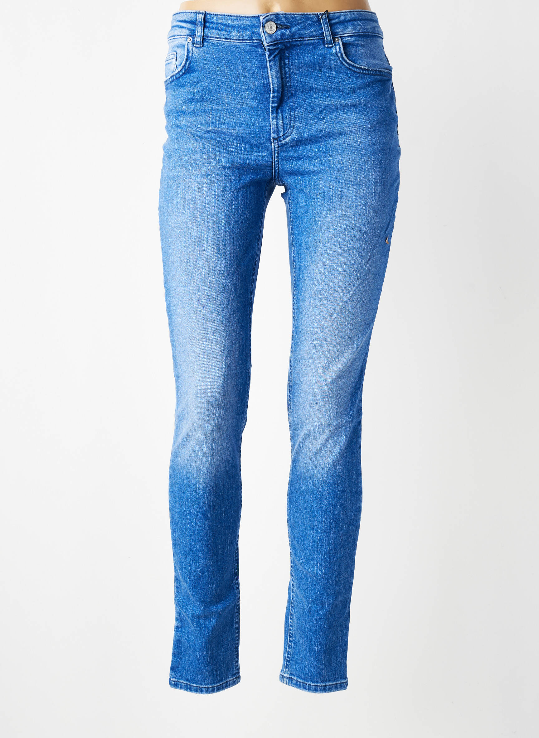 Blugi skinny mărime normală mărime normală albastru PIECES femeie