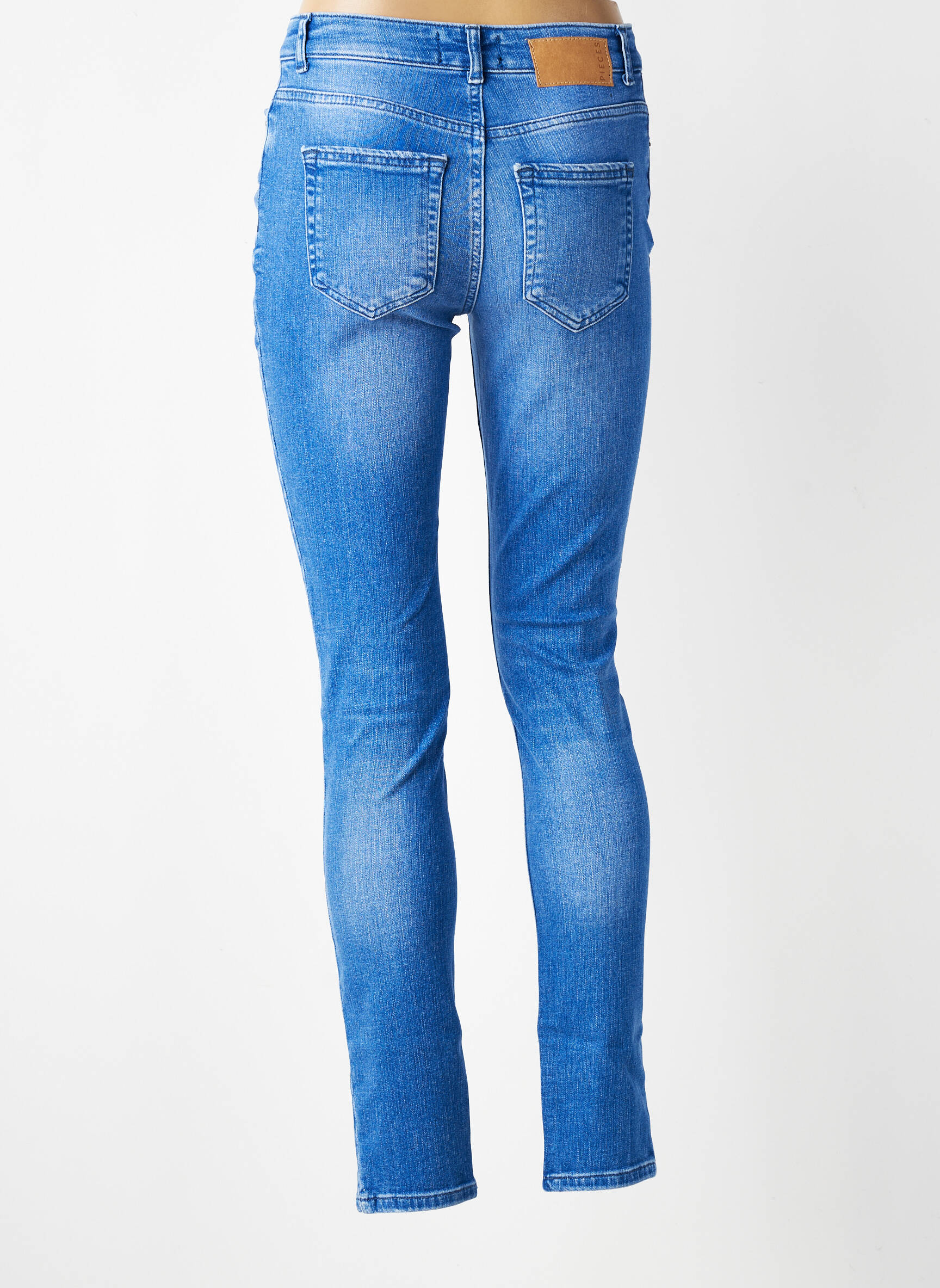 Blugi skinny mărime normală mărime normală albastru PIECES femeie