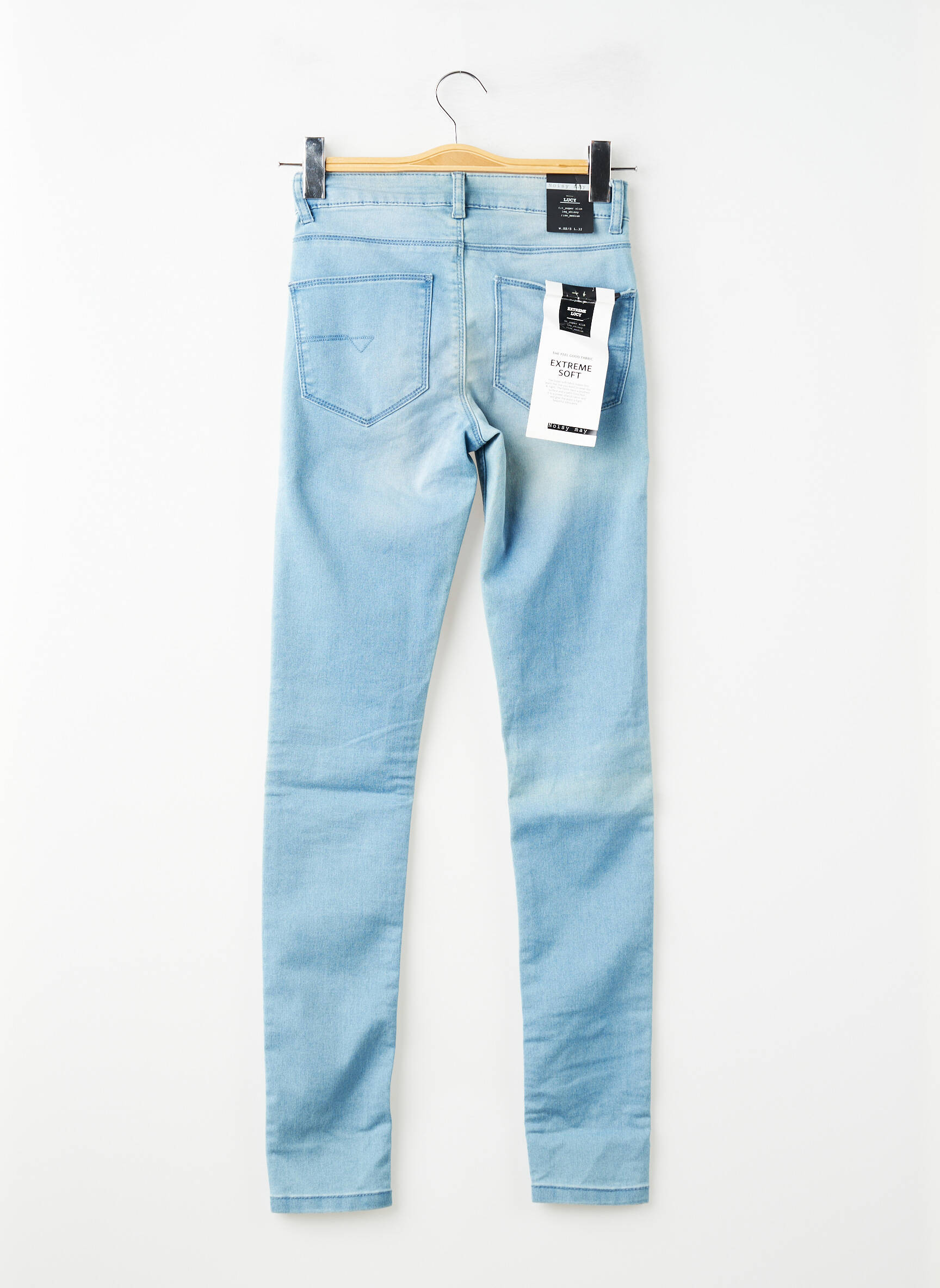 Blugi skinny mărime normală mărime normală albastru NOISY MAY femeie