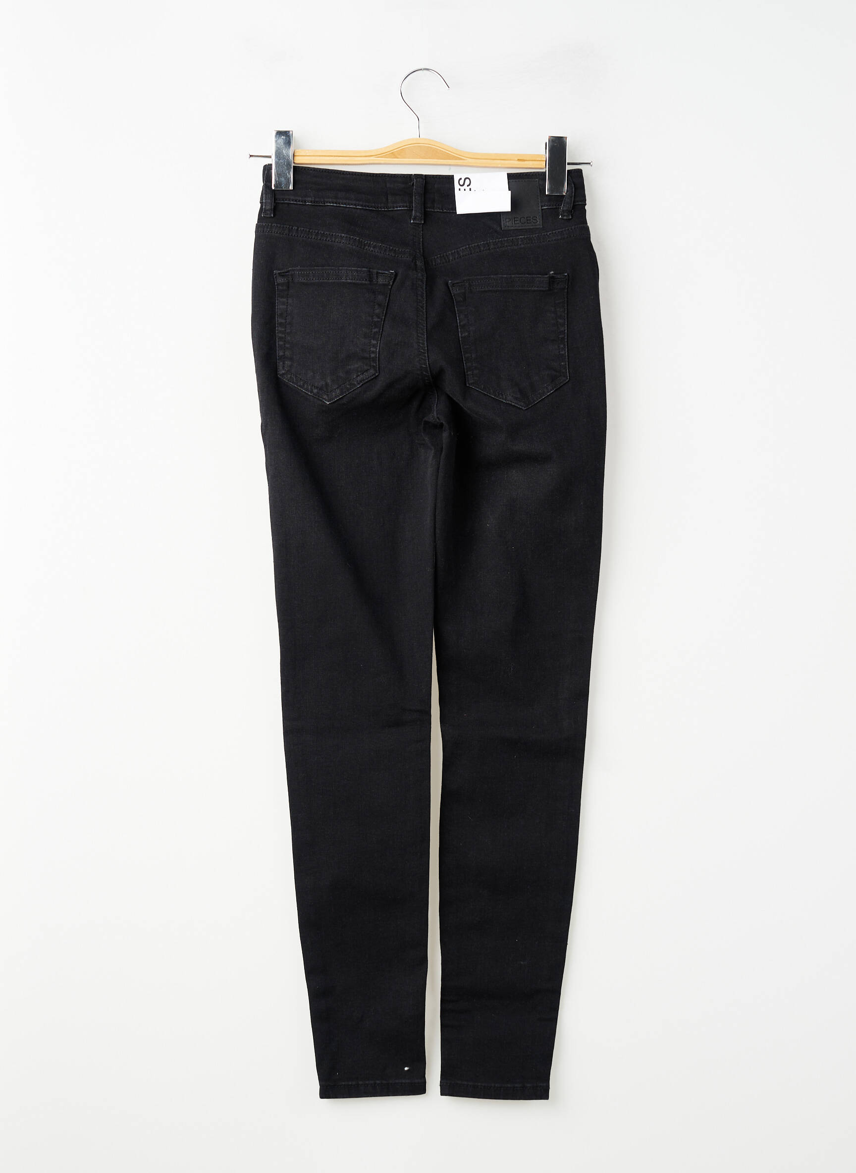 Blugi skinny mărime normală mărime normală negru PIECES femeie