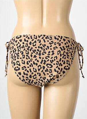 Chiloți de baie efect material satinat bikini bej VERO MODA femeie