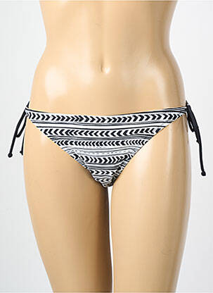Chiloți de baie imprimeu fantezie bikini negru VERO MODA femeie