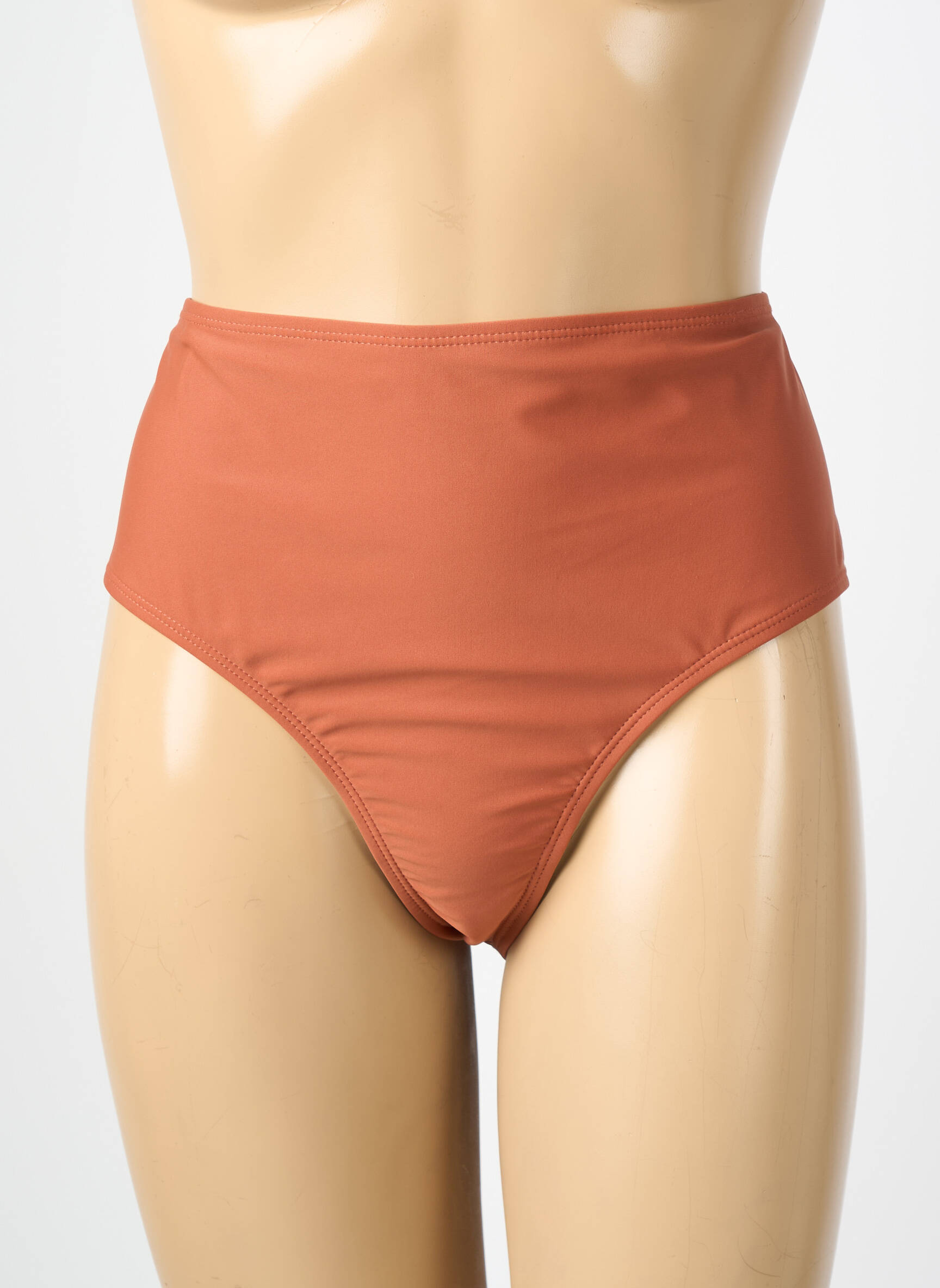 Chiloți de baie efect material satinat chiloți maro VERO MODA femeie