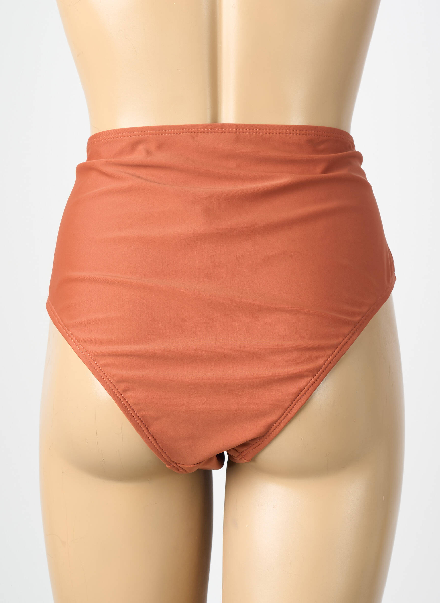 Chiloți de baie efect material satinat chiloți maro VERO MODA femeie