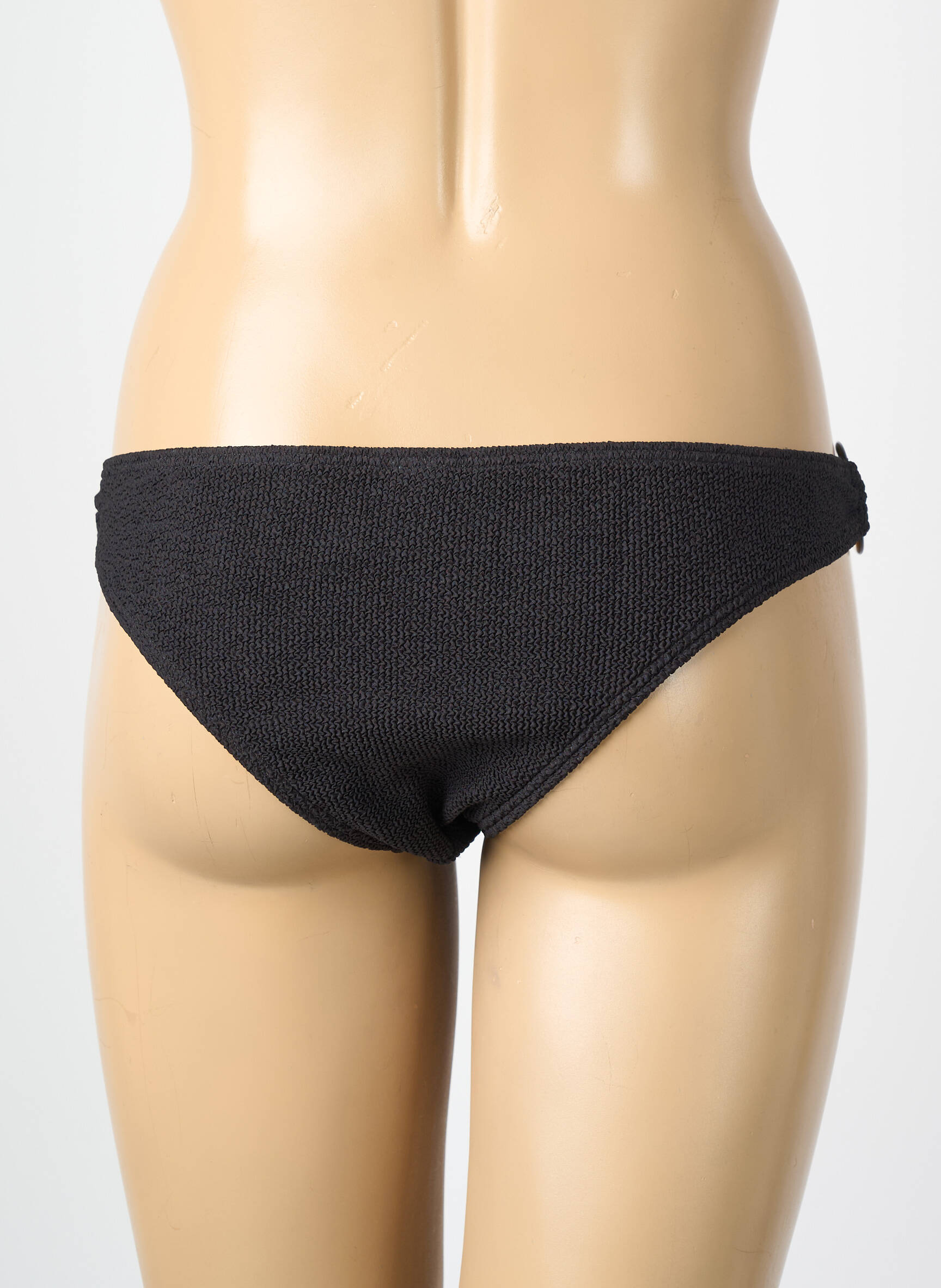 Chiloți de baie efect material satinat chiloți negru PIECES femeie
