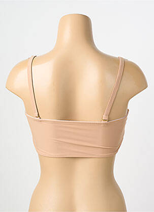 Sutien de costum de baie elasticitate sutien cu susținere înaltă și burete detașabil culoare piersică VERO MODA femeie