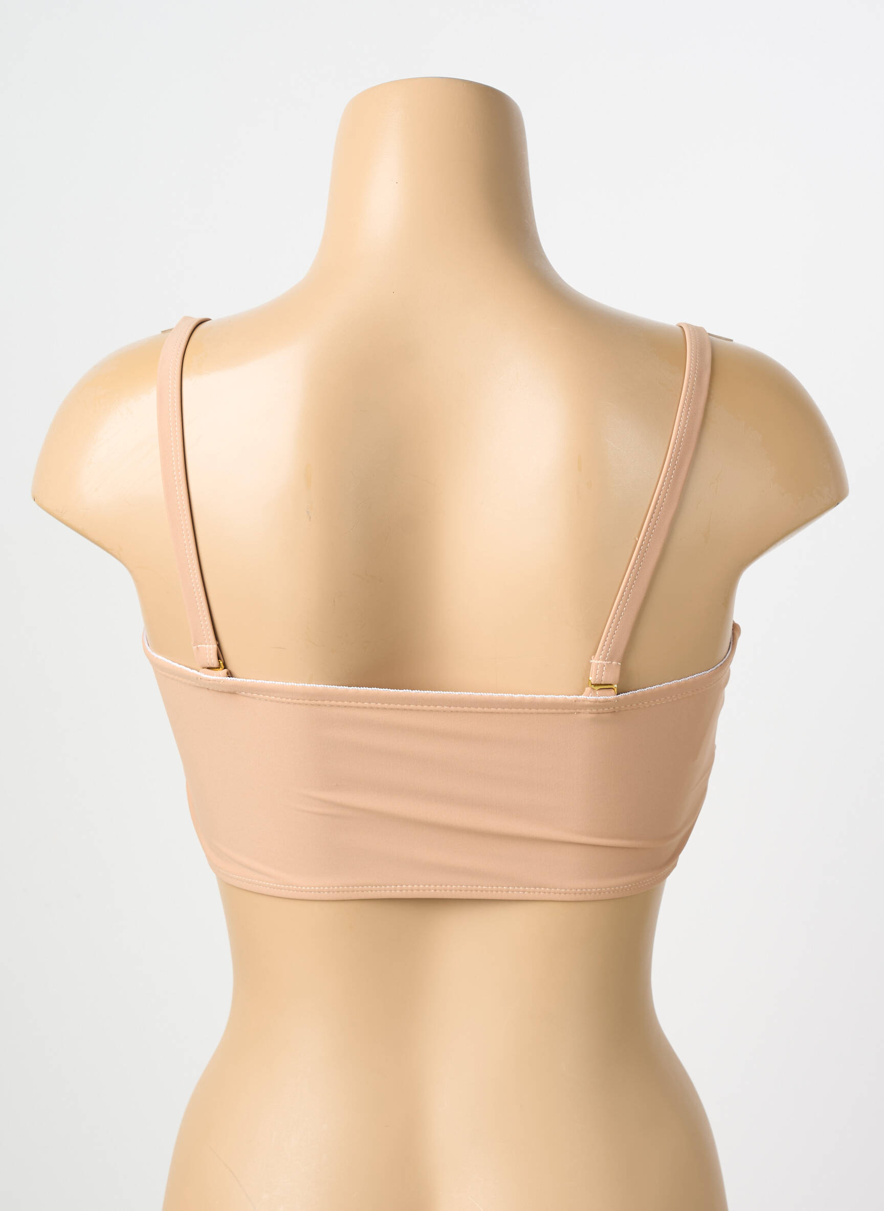 Sutien de costum de baie elasticitate sutien cu susținere înaltă și burete detașabil culoare piersică VERO MODA femeie
