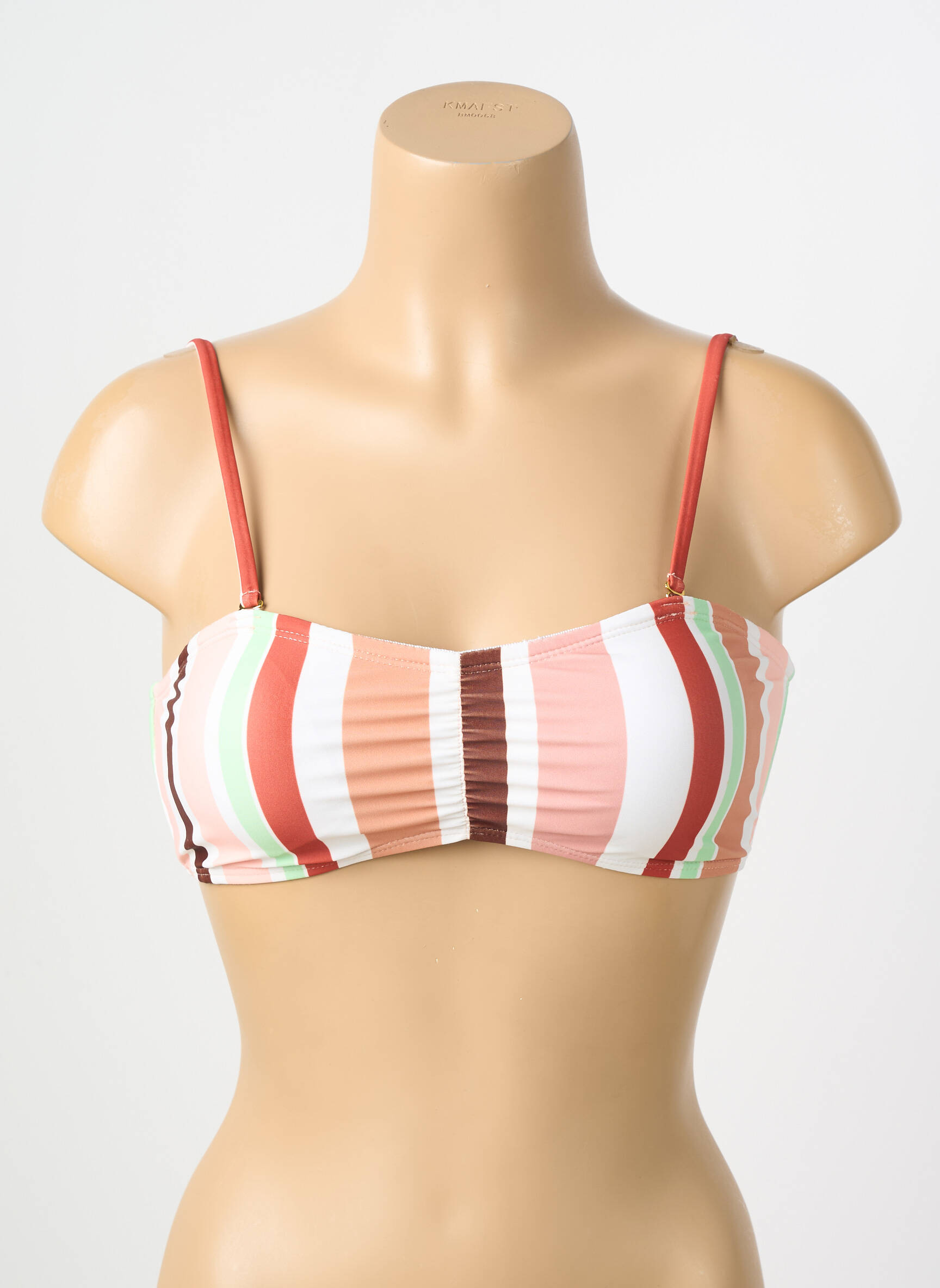 Sutien de costum de baie elasticitate sutien cu susținere înaltă și burete detașabil portocalie VERO MODA femeie