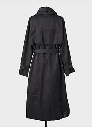 Trench țesătură poplin fără glugă negru ZHRILL femeie