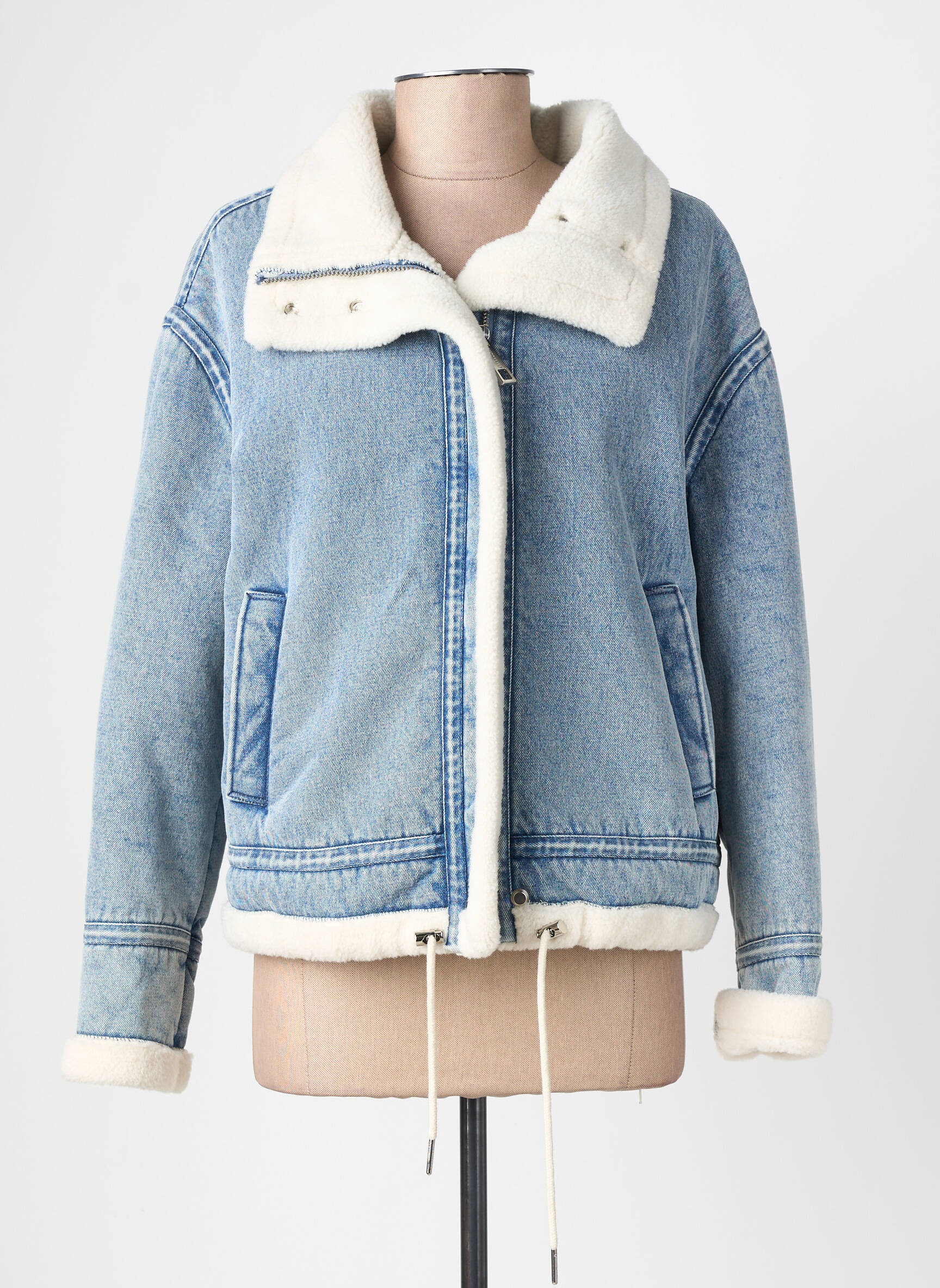 Jachete casual buzunare albastru RINO & PELLE femeie