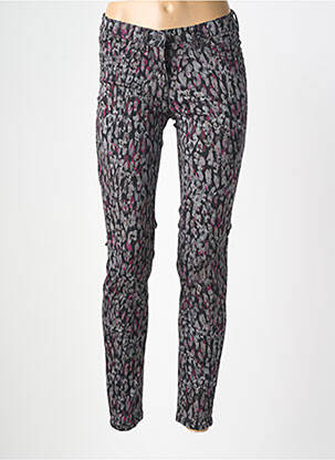 Pantalon slim conic mărime normală gri TONI femeie