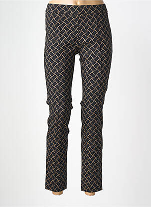 Pantalon slim talie elastică mărime normală negru TONI femeie