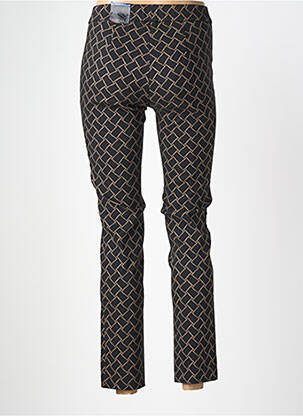Pantalon slim talie elastică mărime normală negru TONI femeie