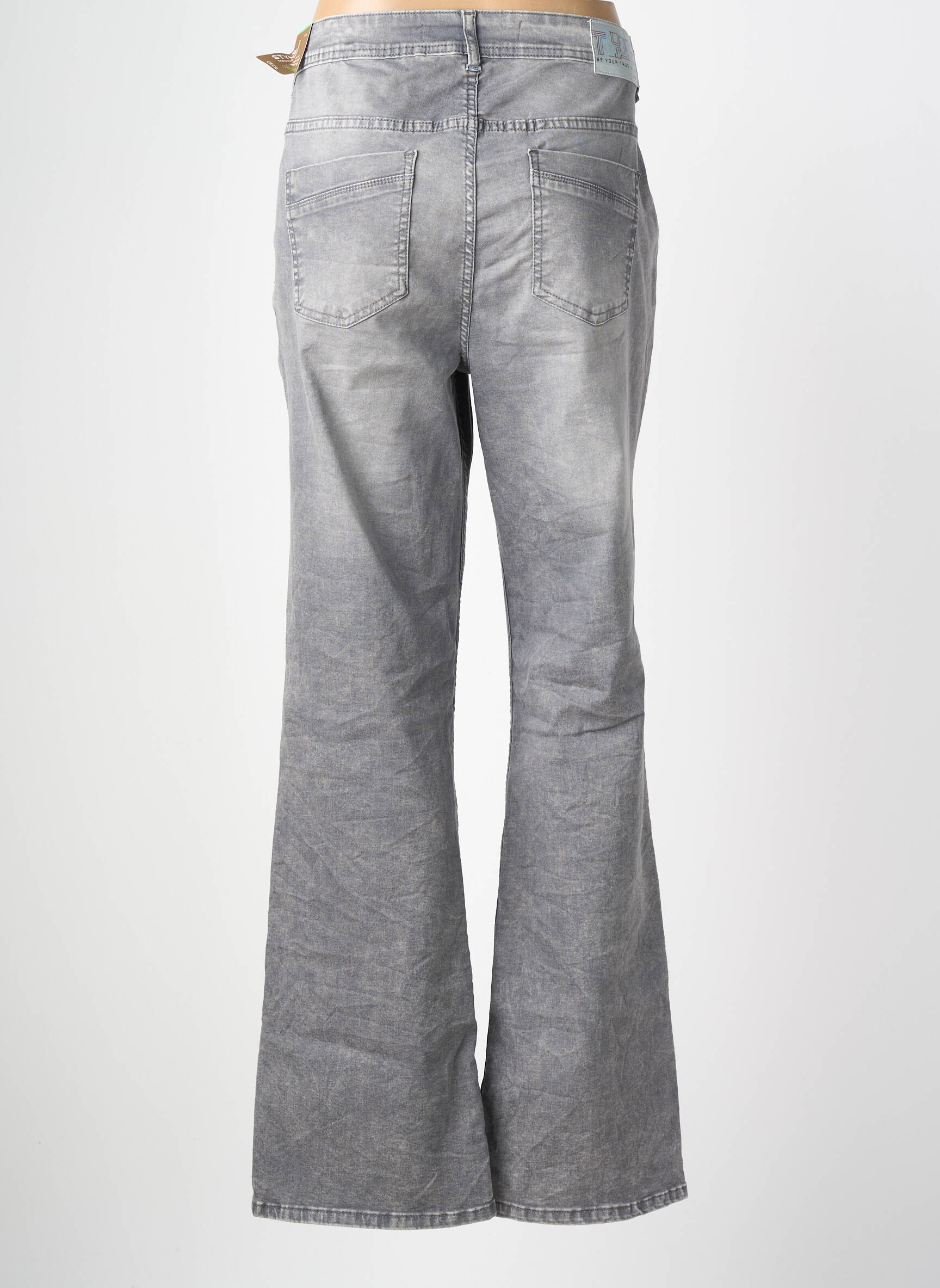 Pantalon evazat elasticitate mărime normală gri CECIL femeie