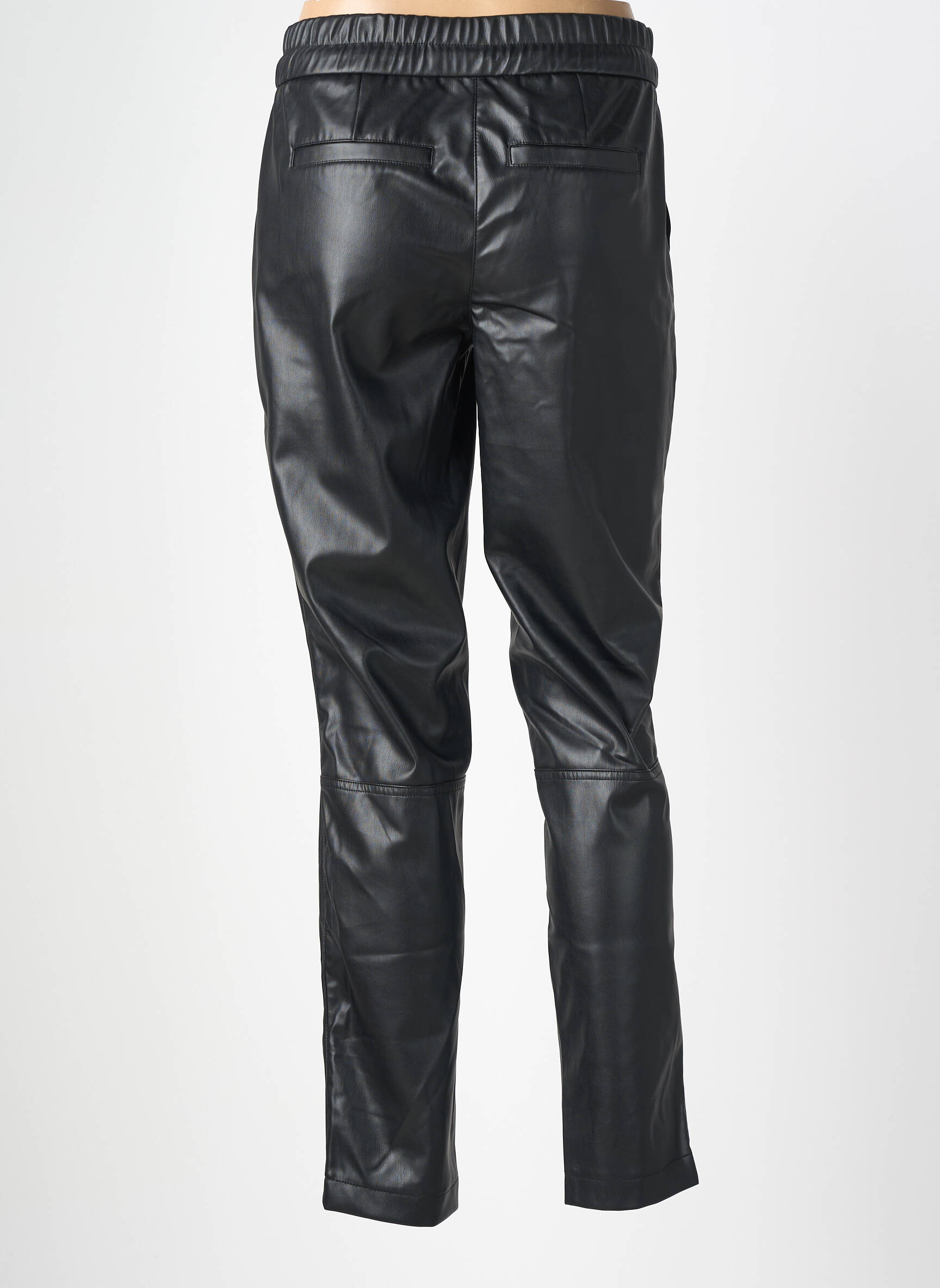 Pantalon slim talie elastică mărime normală negru CECIL femeie
