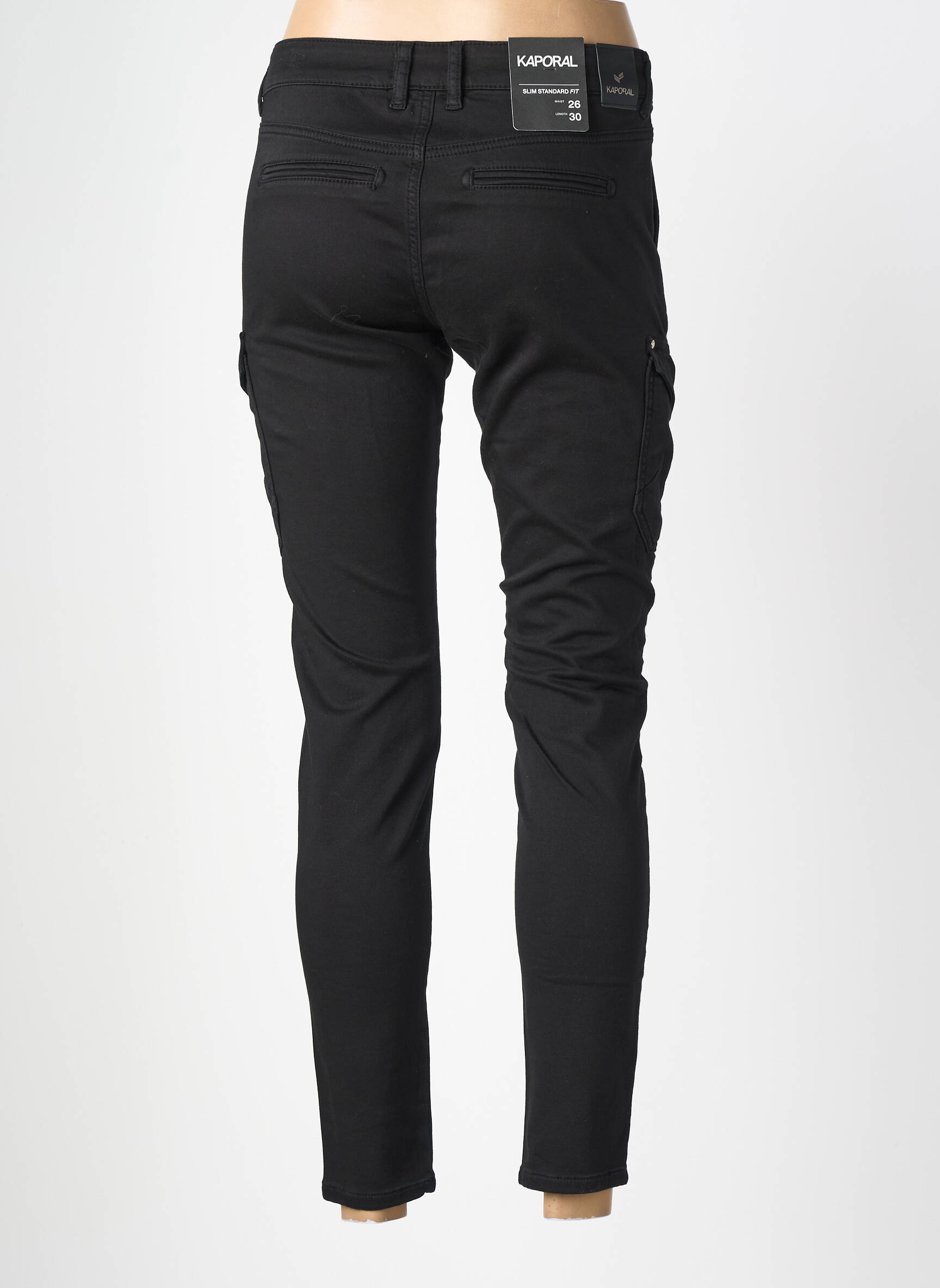 Pantalon cargo buzunare mărime normală negru KAPORAL femeie