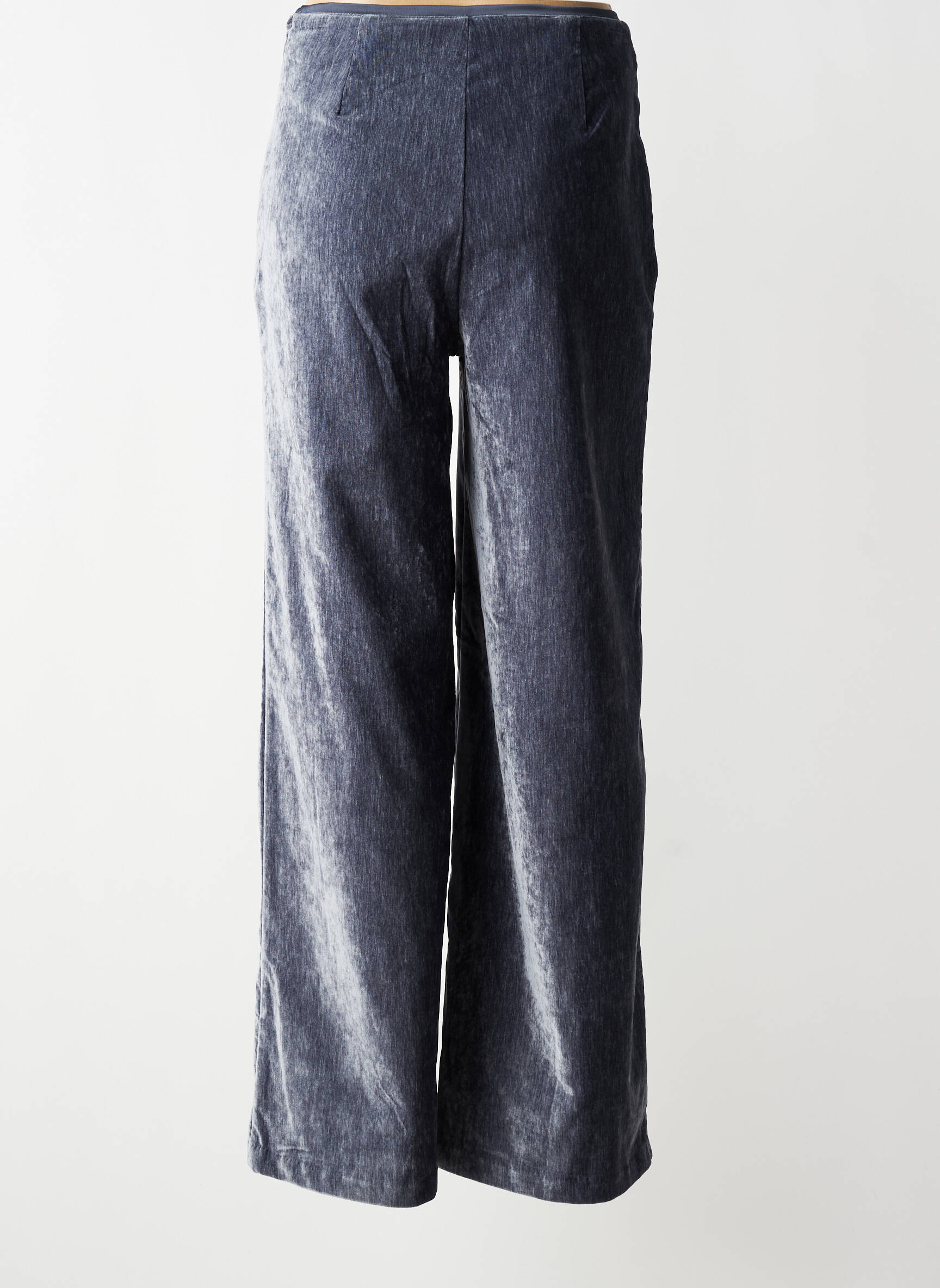 Pantalon evazat elasticitate talie înaltă gri SURKANA femeie