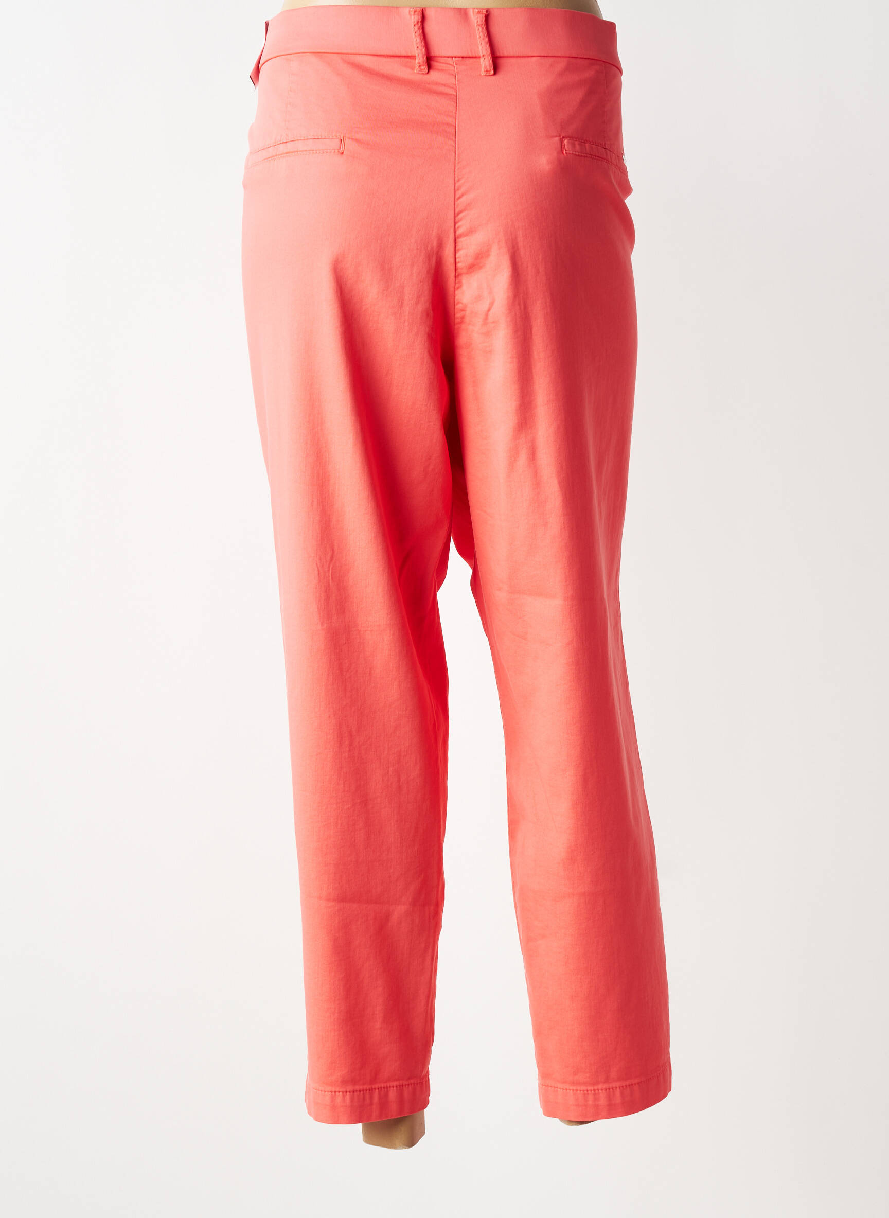 Pantalon chino elasticitate mărime normală portocalie TONI femeie
