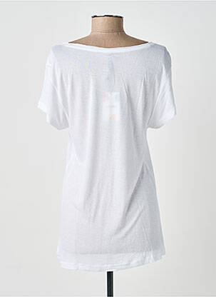 Tricou imprimeu fantezie mâneci scurte alb SMASH WEAR femeie